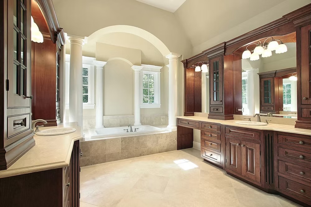 traditional bathroom remodel