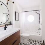 contemporary bathroom remodel