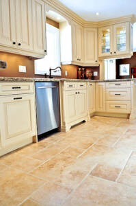 ceramic tile floor