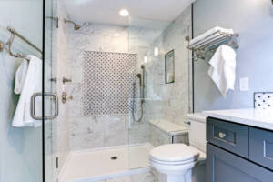 marble inspired bathroom